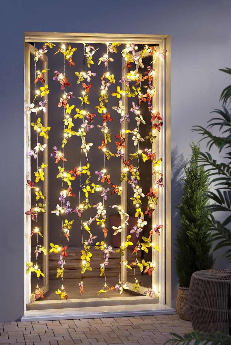 LED-Vorhang Schmetterlinge 98 LEDs bestellen | Weltbild.de