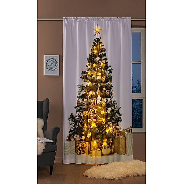 LED-Vorhang Weihnachtsbaum