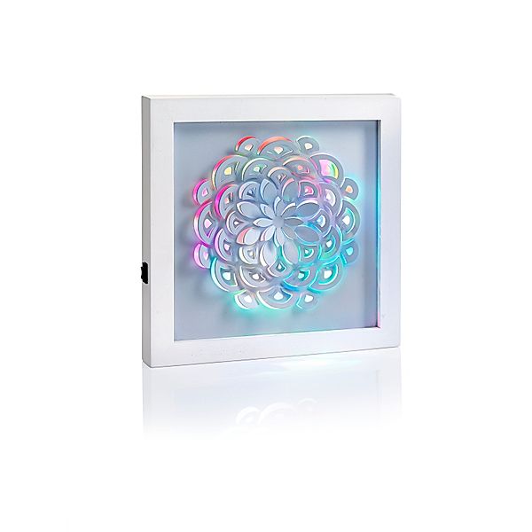 LED-Wandbild Blume