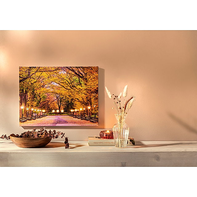 LED-Wandbild Herbstweg 40 x 30 cm jetzt bei  bestellen