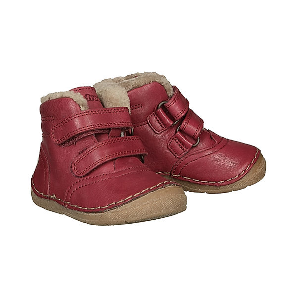 froddo® Leder-Klettstiefel PAIX WINTER gefüttert in bordeaux