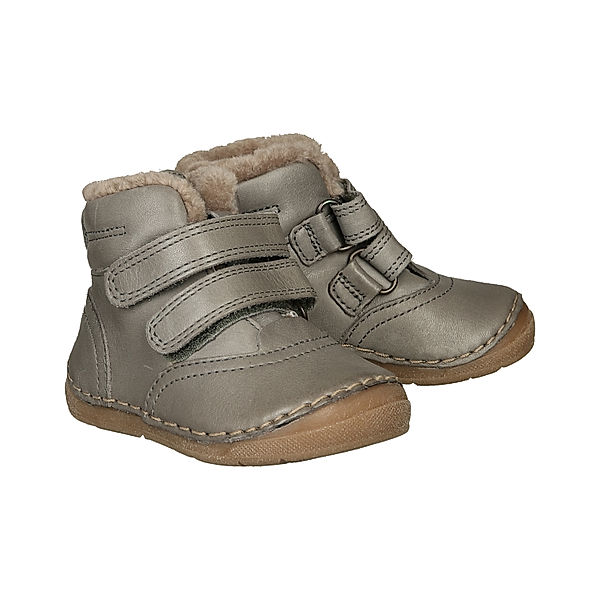 froddo® Leder-Klettstiefel PAIX WINTER gefüttert in grey