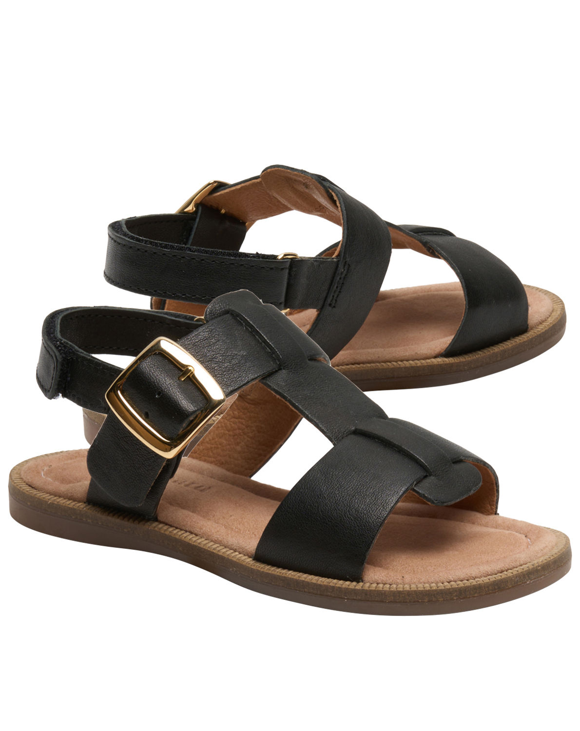 Leder-Sandalen ADEA in black