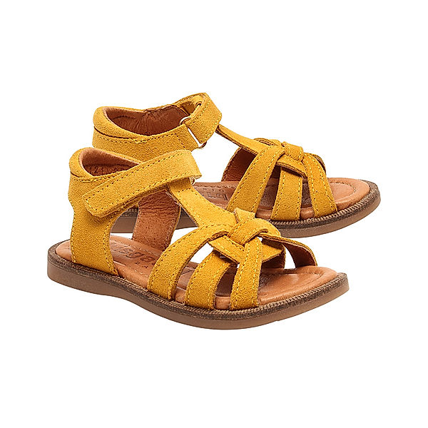 bisgaard Leder-Sandalen BEX in mustard