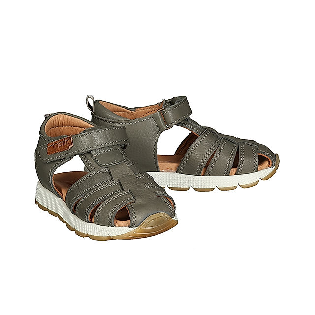 Leder-Sandalen BIRK mit Zehenschutz in grey kaufen