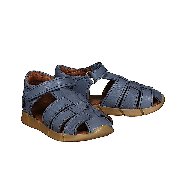 bisgaard Leder-Sandalen CELIUS mit Zehenschutz in jeans