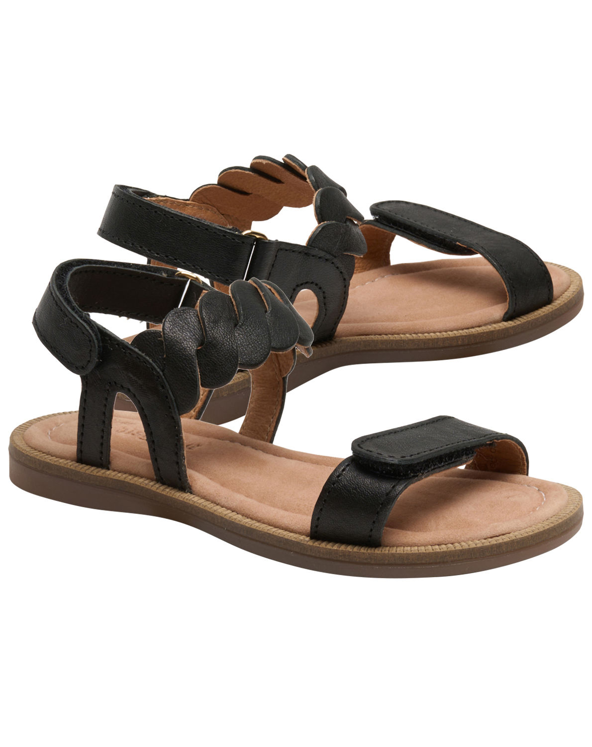 Leder-Sandalen CILLE in black