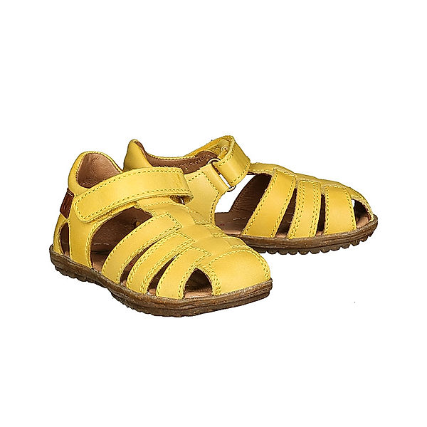 Naturino Leder-Sandalen SEE mit Zehenschutz in gelb