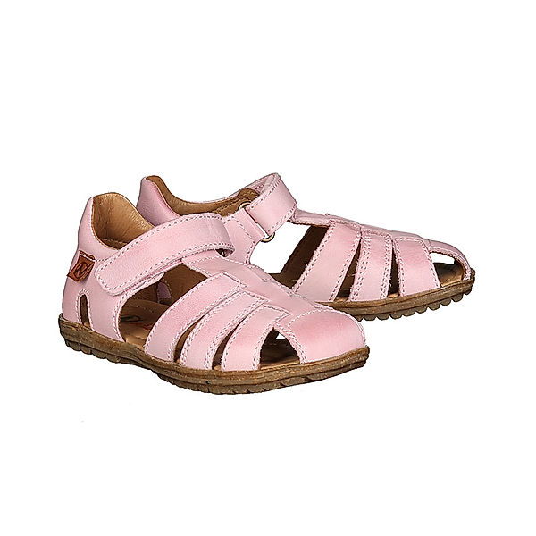 Naturino Leder-Sandalen SEE mit Zehenschutz in rosa