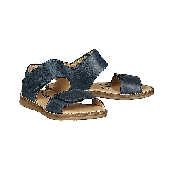 Däumling Leder-Sandalen VALA in blau