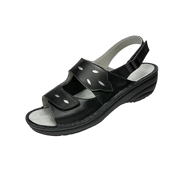 Jürgen Hirsch Leder-Sandalette Karin (Größe: 40) schwarz