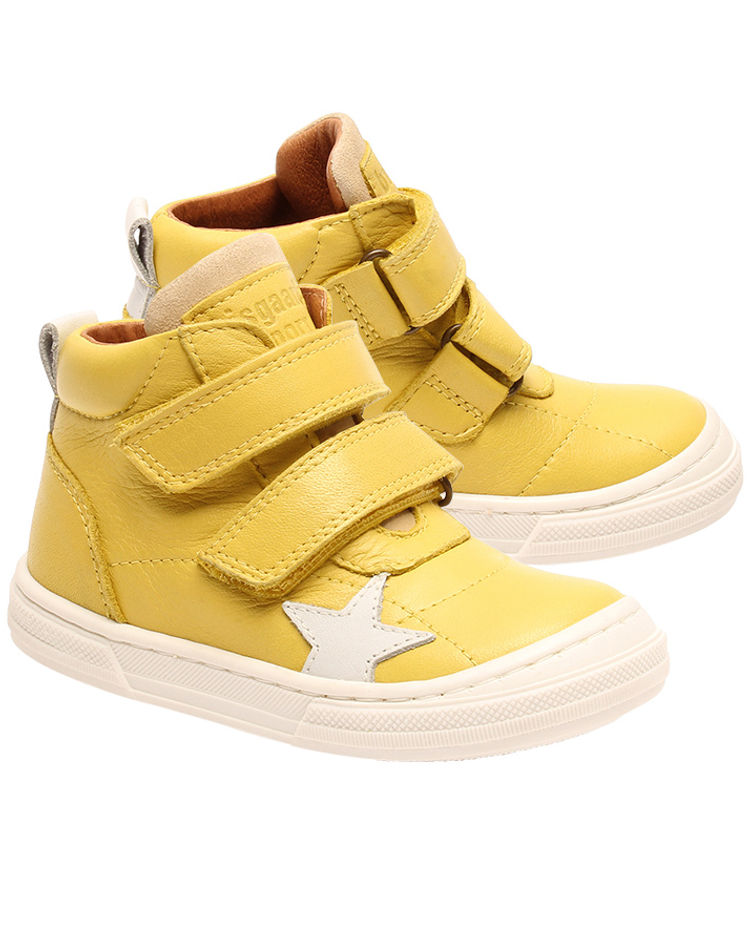 Leder-Sneaker KEO hoch in gelb kaufen | tausendkind.de