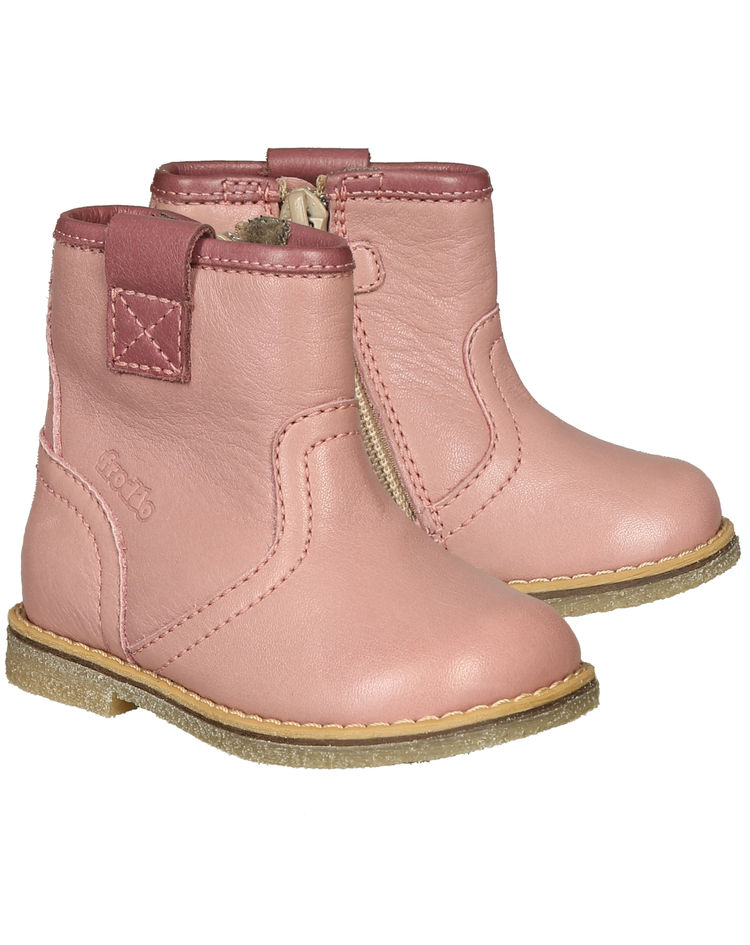 Leder-Stiefel COPER WINTER gefüttert in pink kaufen