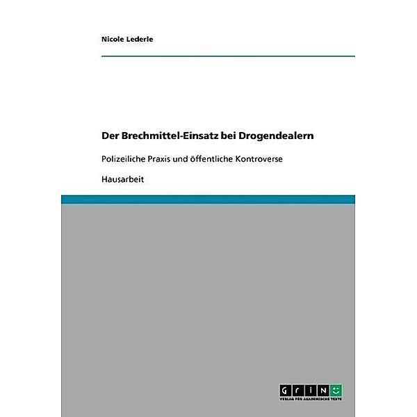 Lederle, N: Brechmittel-Einsatz bei Drogendealern, Nicole Lederle