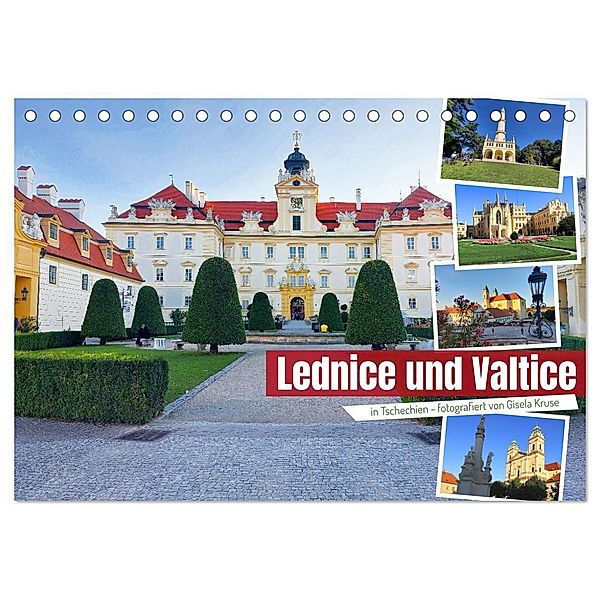 Lednice und Valtice in Tschechien (Tischkalender 2024 DIN A5 quer), CALVENDO Monatskalender, Calvendo, Gisela Kruse