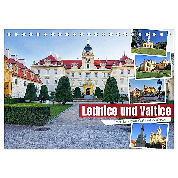 Lednice und Valtice in Tschechien (Tischkalender 2025 DIN A5 quer), CALVENDO Monatskalender, Calvendo, Gisela Kruse
