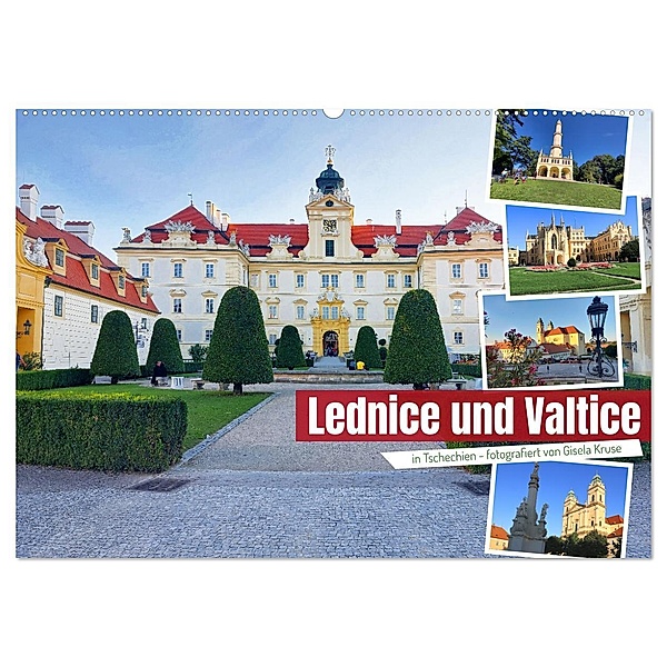 Lednice und Valtice in Tschechien (Wandkalender 2024 DIN A2 quer), CALVENDO Monatskalender, Calvendo, Gisela Kruse