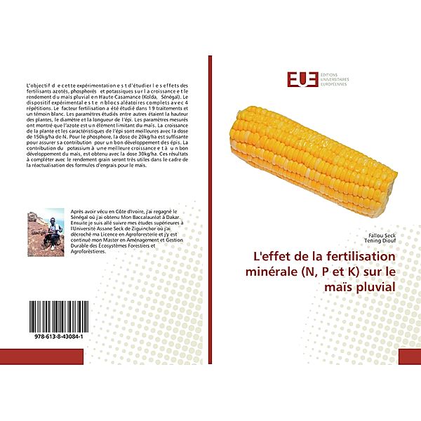 L'effet de la fertilisation minérale (N, P et K) sur le maïs pluvial, Fallou Seck, Tening Diouf