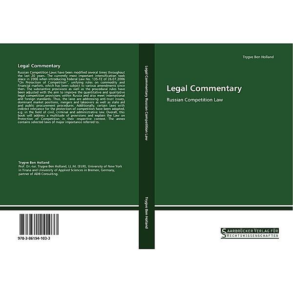 Legal Commentary, Trygve Ben Holland