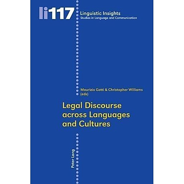 Legal Discourse across Languages and Cultures