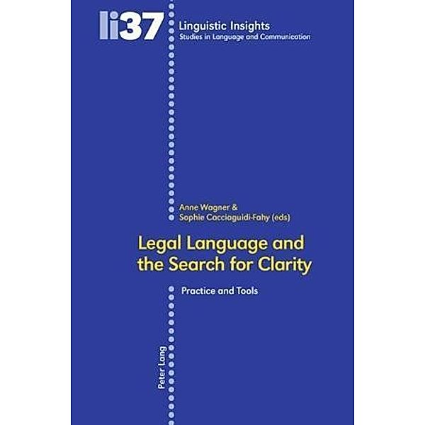 Legal Language and the Search for Clarity- Le langage juridique et la quete de clarte