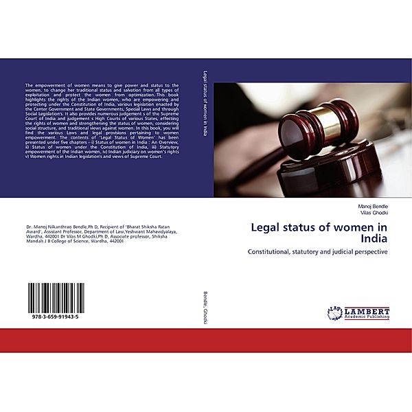 Legal status of women in India, Manoj Bendle, Vilas Ghodki