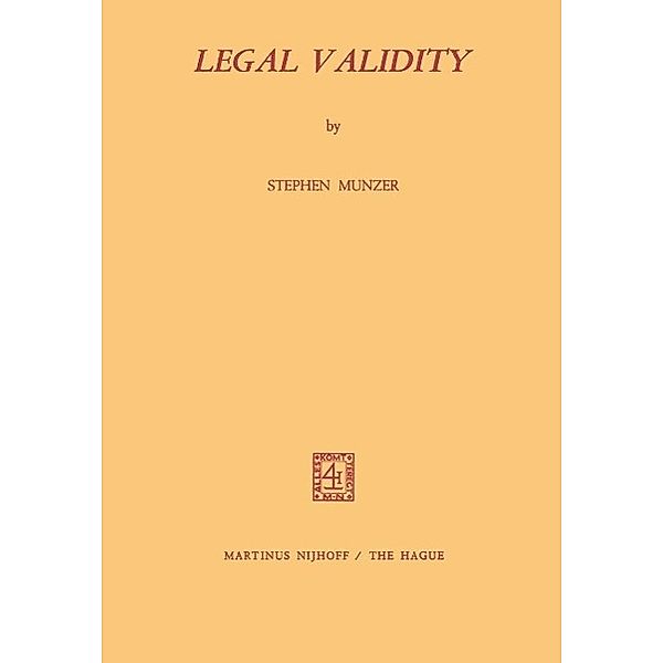 Legal Validity, Stephen Munzer