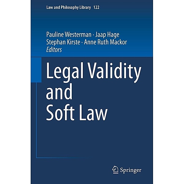 Legal Validity and Soft Law / Law and Philosophy Library Bd.122