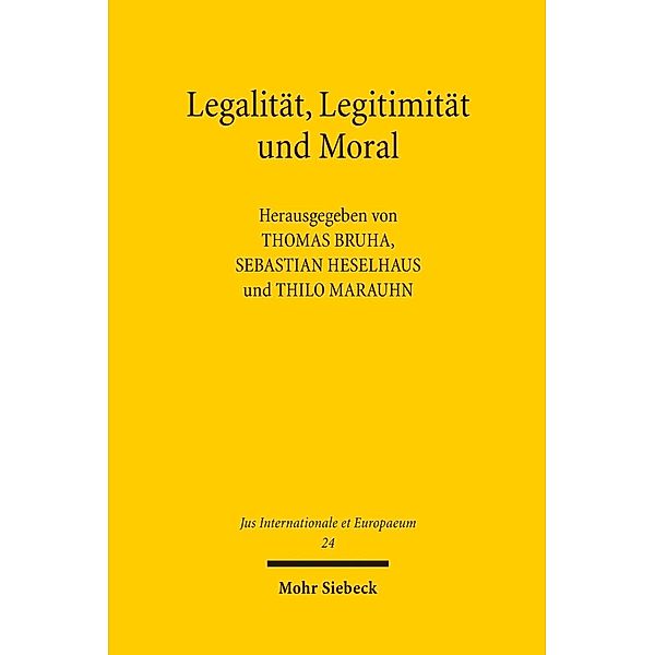 Legalität, Legitimität und Moral