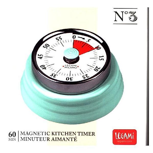 Legami Magnetic Kitchen Timer - Aqua