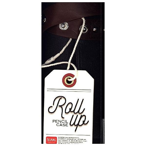 Legami Legami Roll Up Pencil Case - Grey & Black