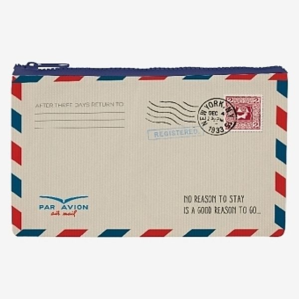 Legami Zipper Pouch Funky Collection - Air Mail