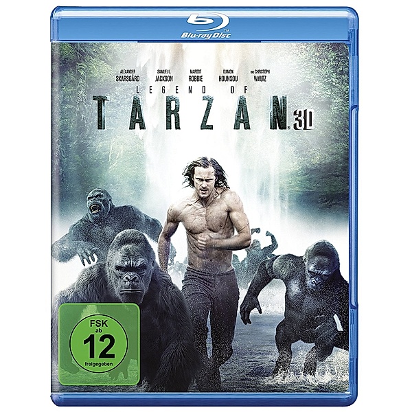 Legend of Tarzan - 3D-Version, Samuel L.Jackson Margot... Alexander Skarsgård