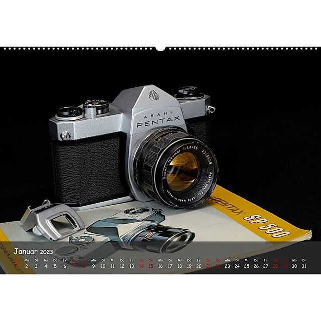 Legendäre Kameras der Marke Pentax Wandkalender 2023 DIN A2 quer - Kalender  bestellen
