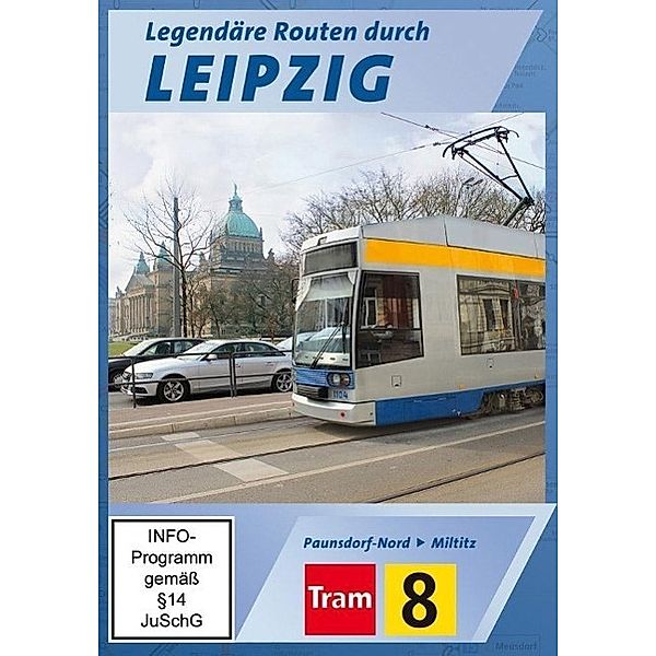 Legendäre Straßenbahnrouten durch Leipzig, 1 DVD
