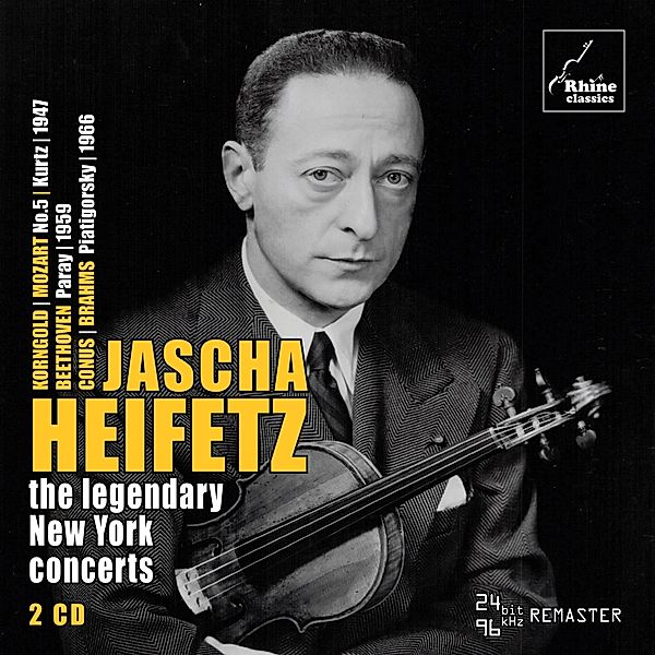 Legendary New York Concerts, Jascha Heifetz