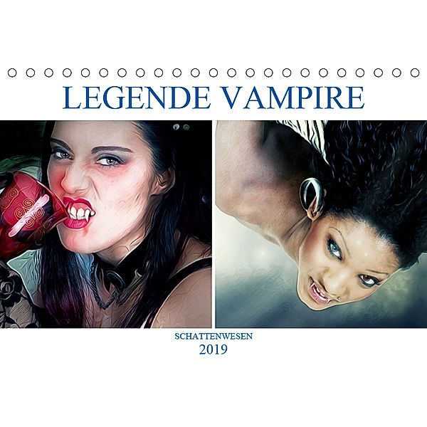 Legende Vampire (Tischkalender 2019 DIN A5 quer), Liselotte Brunner-Klaus