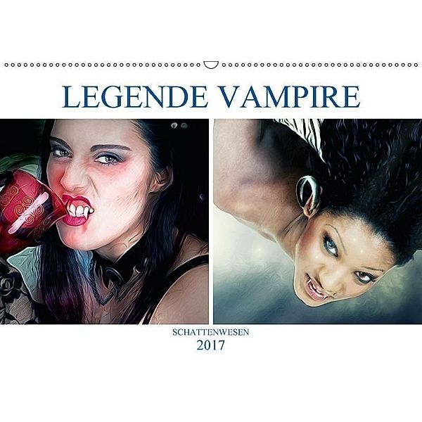 Legende Vampire (Wandkalender 2017 DIN A2 quer), Liselotte Brunner-Klaus