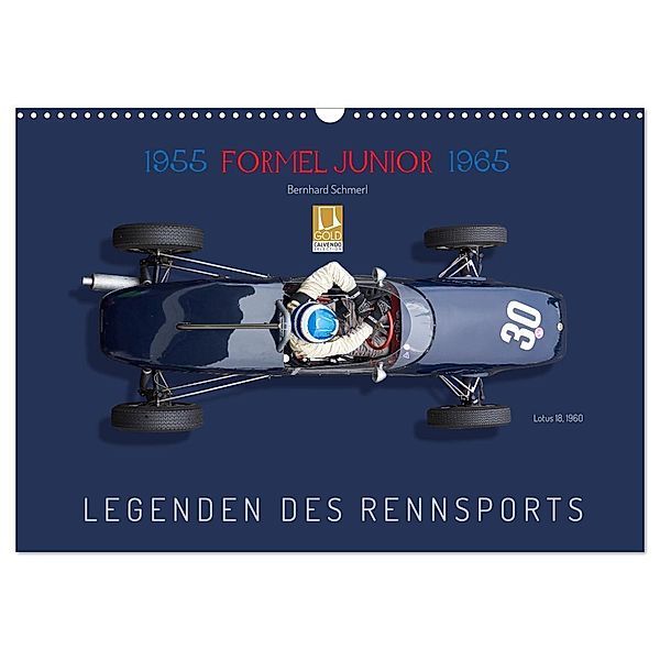 Legenden des Rennsports - Formel Junior 1955-1965 (Wandkalender 2024 DIN A3 quer), CALVENDO Monatskalender, Bernhard Schmerl