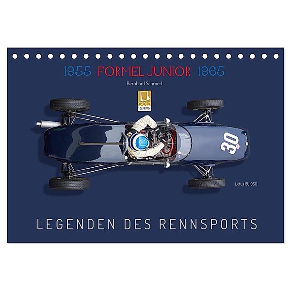 Legenden des Rennsports - Formel Junior 1955-1965 (Tischkalender 2024 DIN A5 quer), CALVENDO Monatskalender, Bernhard Schmerl