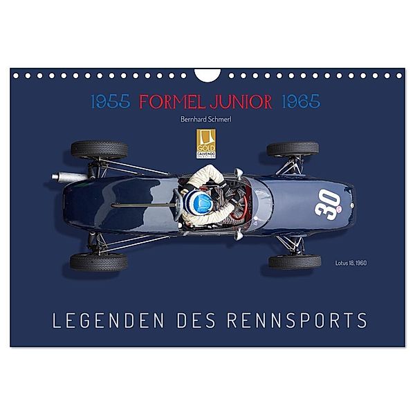 Legenden des Rennsports - Formel Junior 1955-1965 (Wandkalender 2024 DIN A4 quer), CALVENDO Monatskalender, Bernhard Schmerl