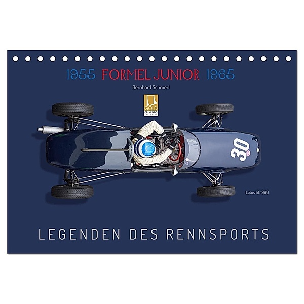 Legenden des Rennsports - Formel Junior 1955-1965 (Tischkalender 2025 DIN A5 quer), CALVENDO Monatskalender, Calvendo, Bernhard Schmerl