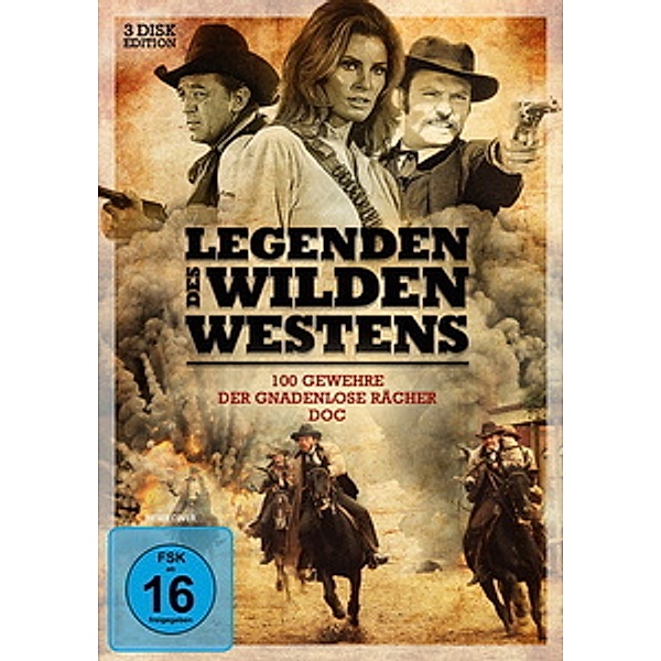 Legenden des Wilden Westens: 100 Gewehre / Der gnadenlose Rächer / Doc, Jim Brown, Raquel Welch, Burt Reynolds