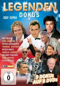 Image of Legenden Dokus - 9 Dokus auf 8 DVDs