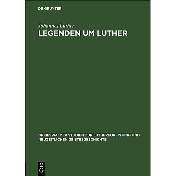 Legenden um Luther, Johannes Luther