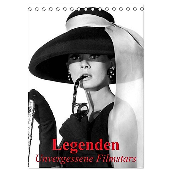 Legenden - Unvergessene Filmstars (Tischkalender 2024 DIN A5 hoch), CALVENDO Monatskalender, Elisabeth Stanzer
