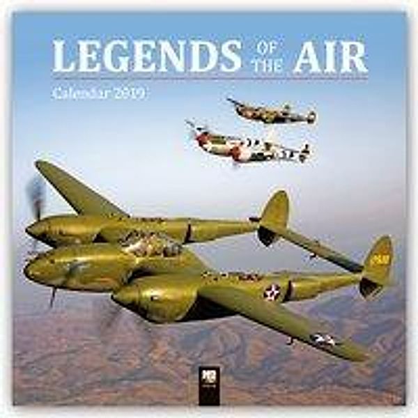 Legends of the Air Wall Calendar 2019 (Art Calendar)
