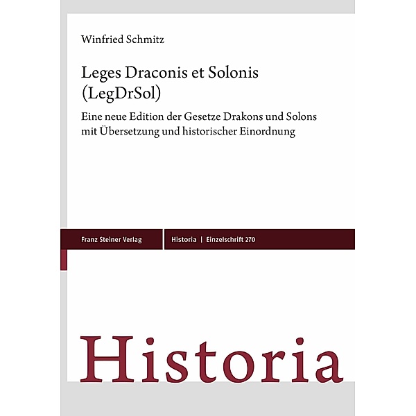 Leges Draconis et Solonis (LegDrSol), Winfried Schmitz