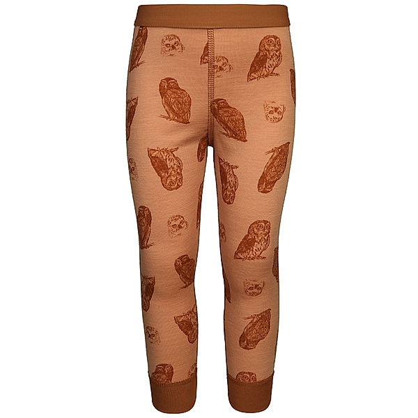 Joha Leggings 43 - OWL mit Wolle in copper