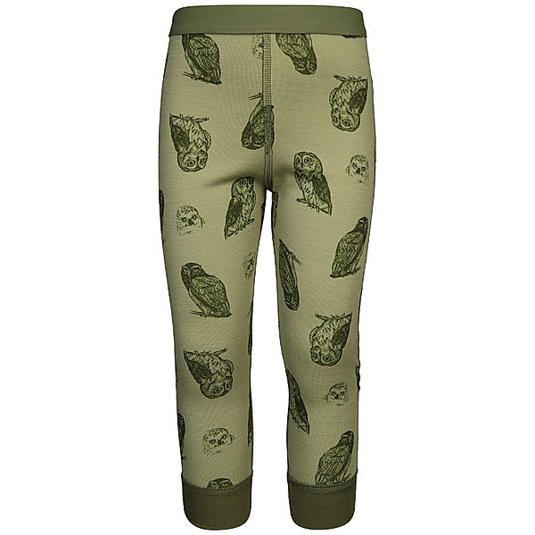 Joha Leggings 43 - OWL mit Wolle in sage